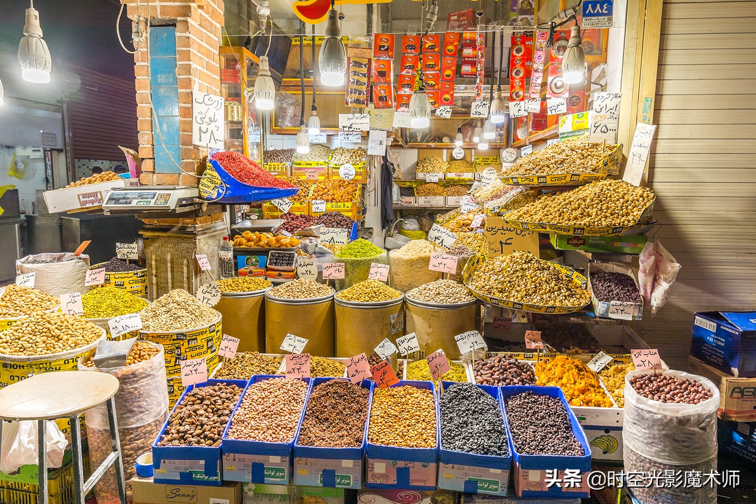 伊朗首都德黑兰夜景航拍,伊朗德黑兰图