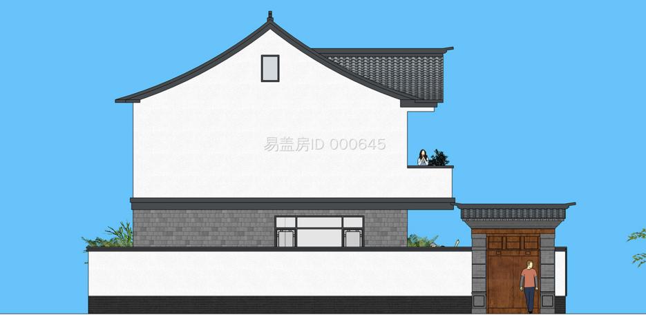 宅基地西高东低,坐西朝东宅基地设计图