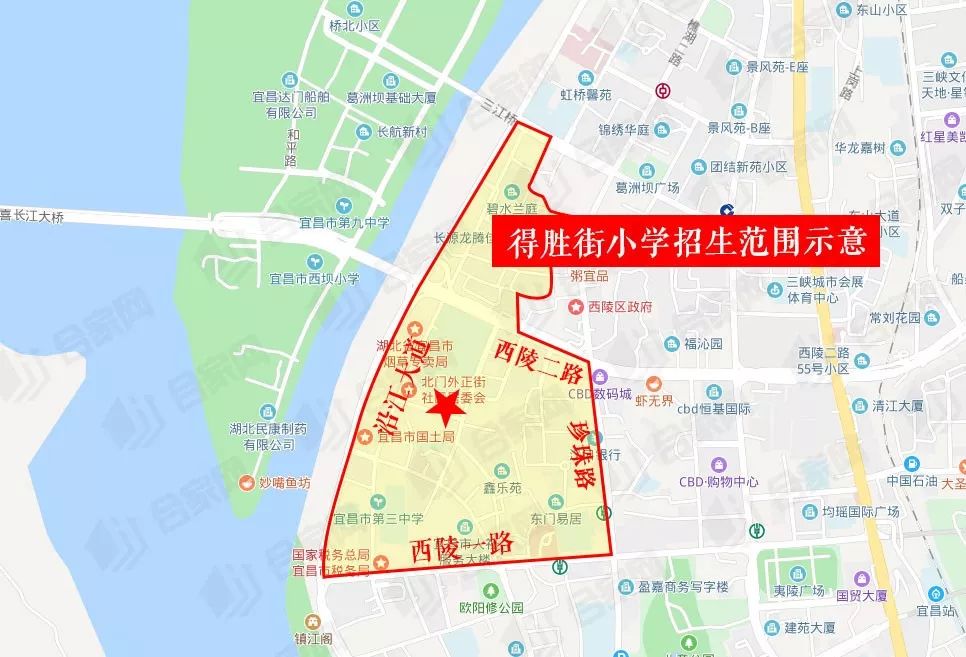 西陵区小学对应楼盘,西陵区2023年中小学划片