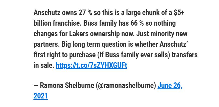 湖人大股东,湖人第二大股东出售股份