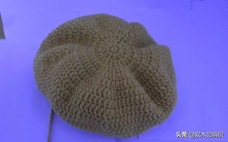 冬天到了怎么织帽子,自己织的太阳帽