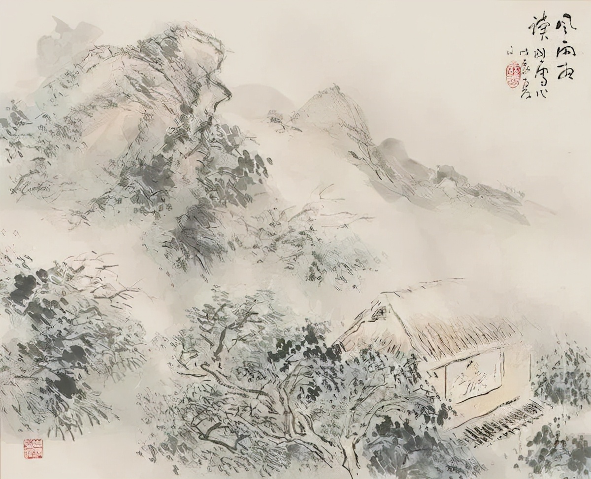 傅抱石和桥本关雪,桥本关雪这画值多少钱