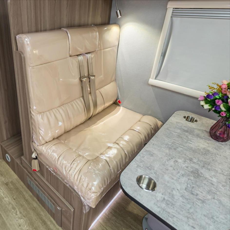 房车卡座座椅尺寸,房车卡座沙发区