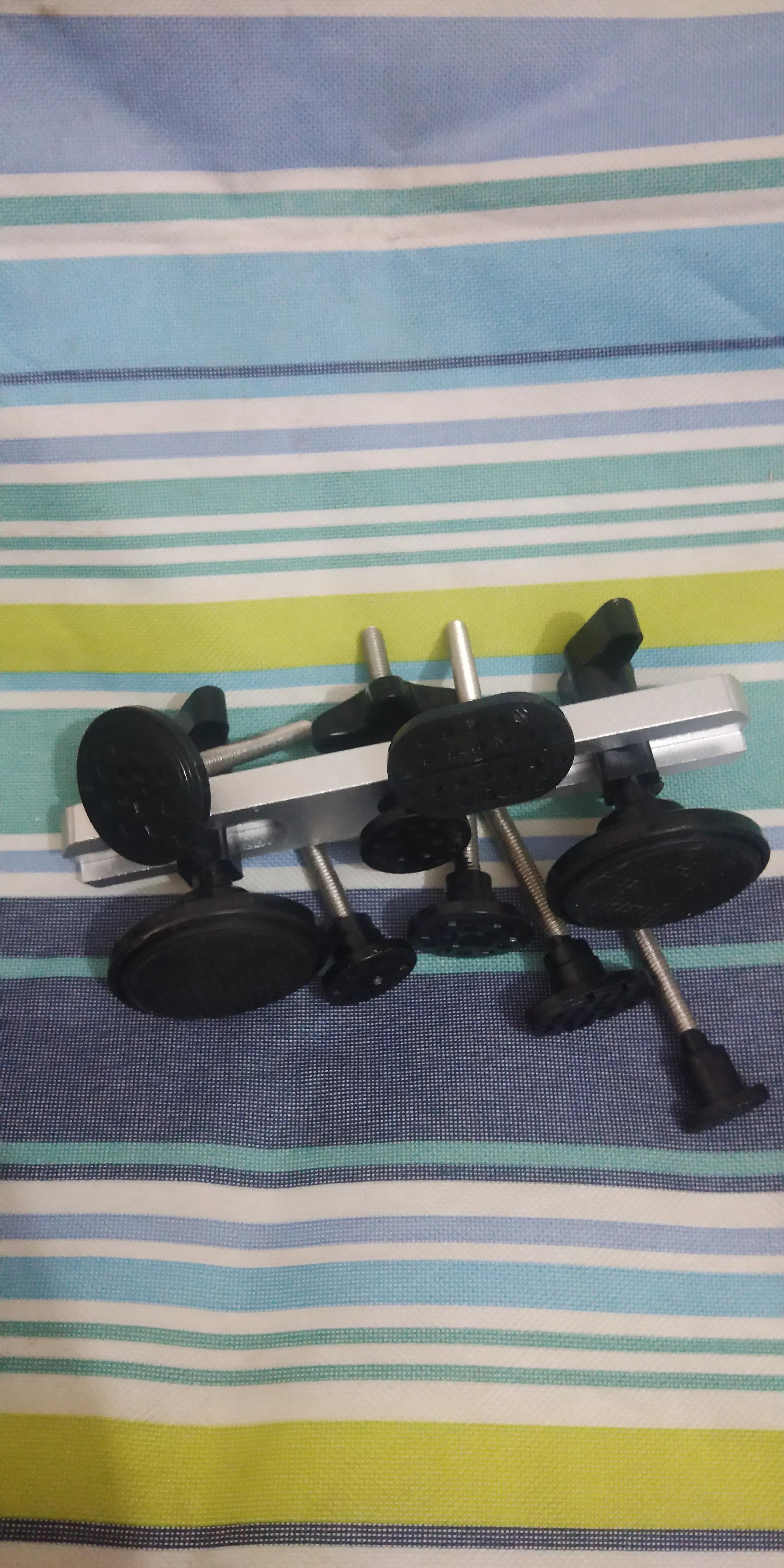 车顶凹陷修复保留原车漆,自己动手修复车翼子板凹坑