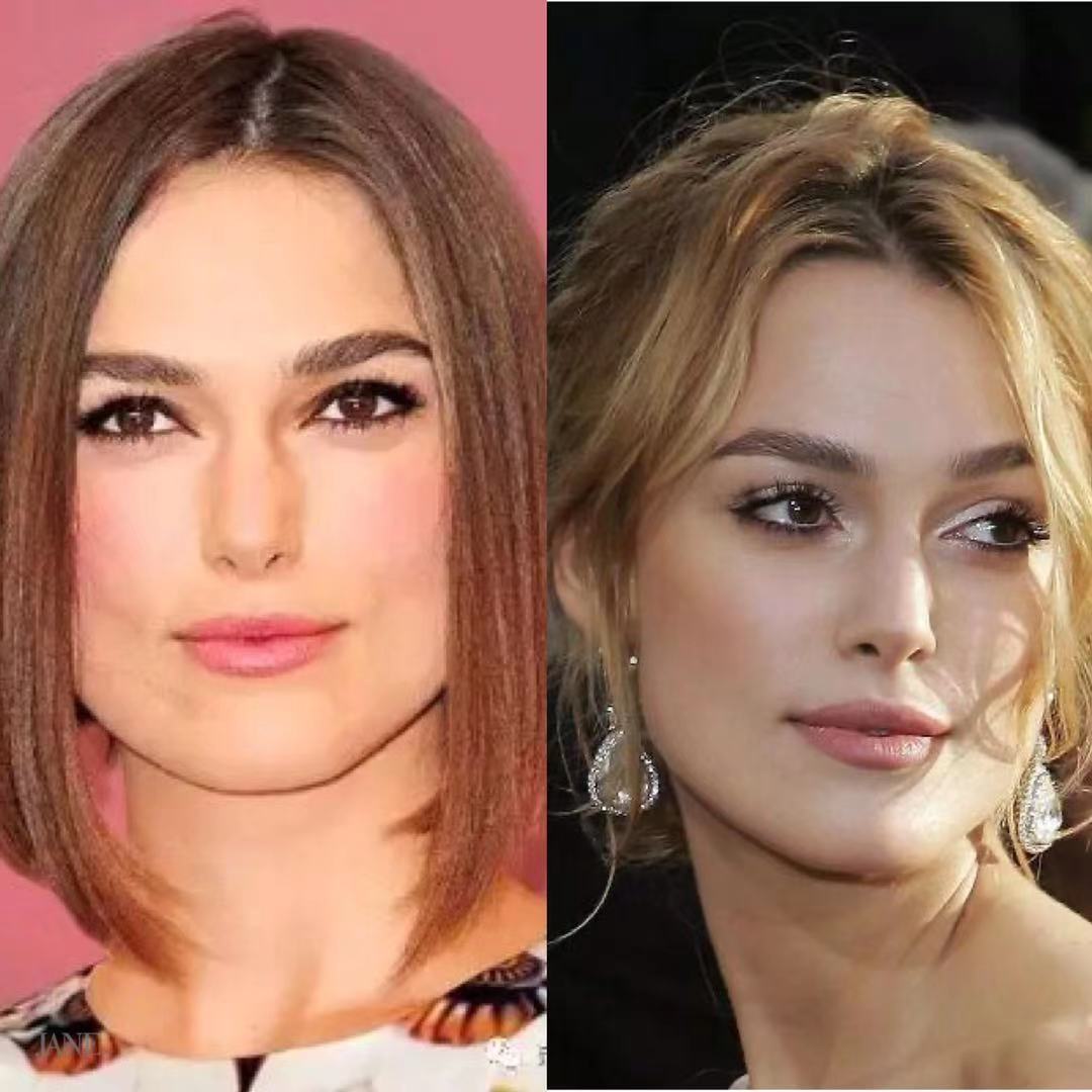 发型编发干货,脸型分类图女7种脸型适合的发型