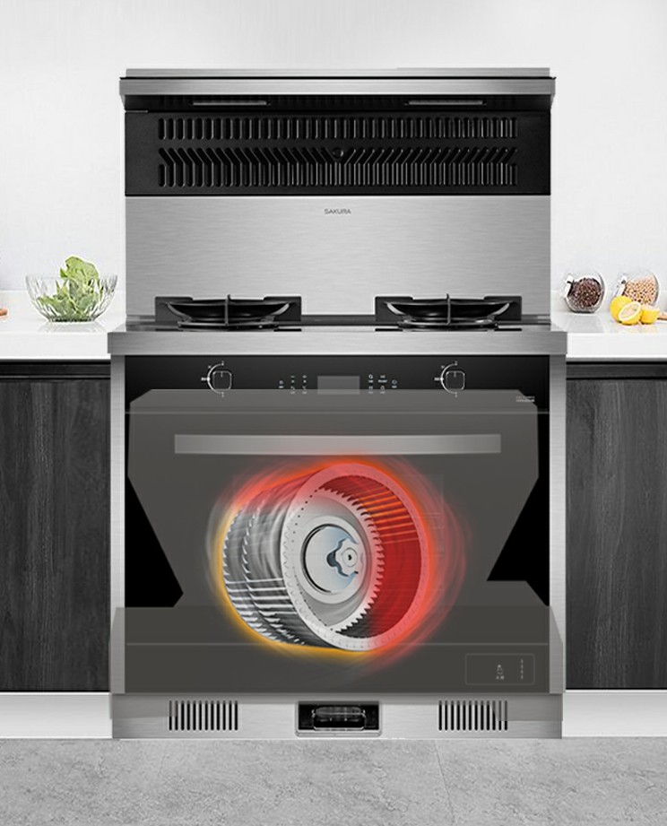 油烟四溢、储物空间不足……樱花集成灶直击小户型厨房痛点