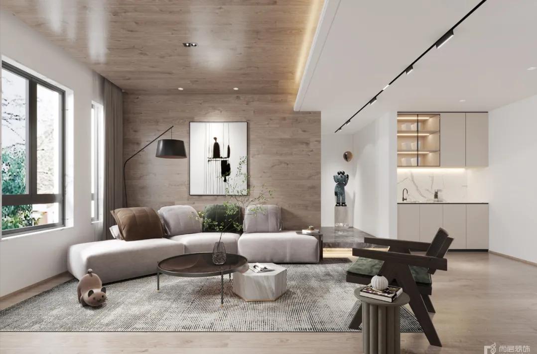 金色宝坻500m²|淡薄随性，在闲寂质朴的空间中领略岁月的沉静逸趣