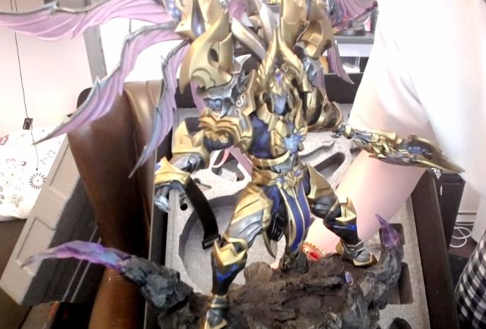 张大仙一个手办多少钱,张大仙身后的王者荣耀手办