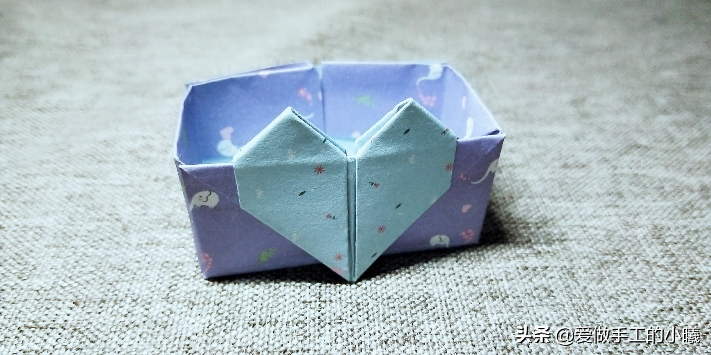 爱心形的收纳盒免打孔壁挂,爱心收纳盒教程有盖子麻绳