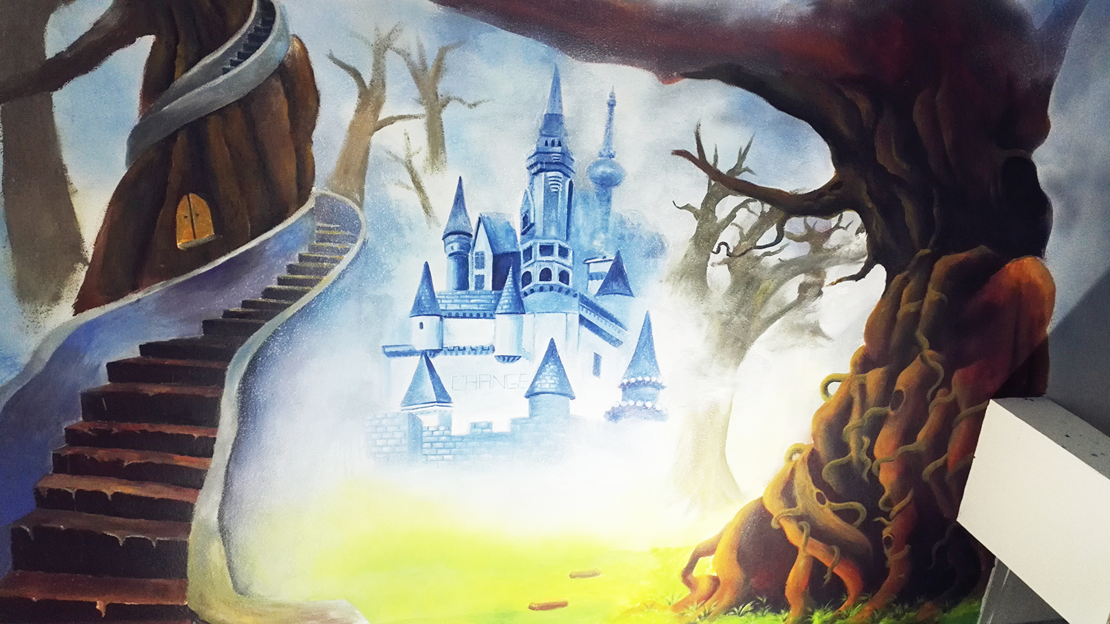 适合家里的墙绘图片零基础,墙绘简单又出效果的图