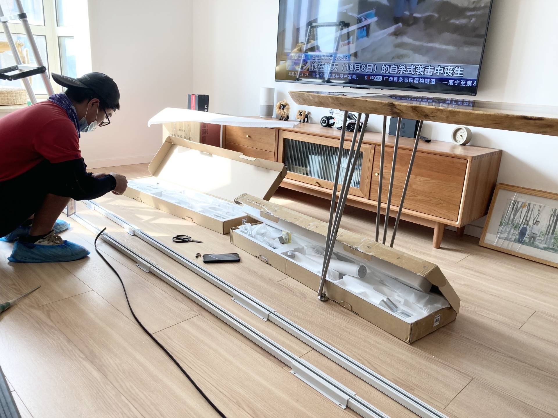 智能窗帘电动窗帘怎么安装,电动窗帘哪个步骤装最好