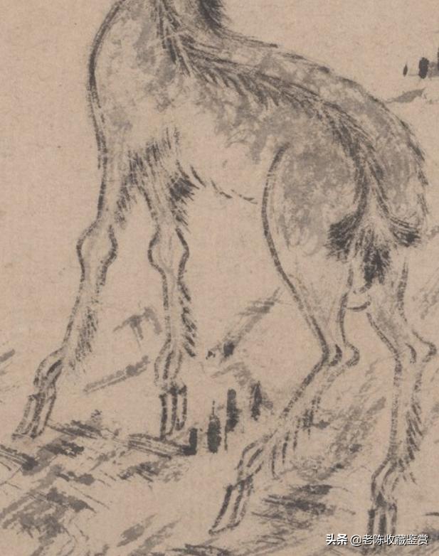 八大山人鹿图,八大山人松鹿图赏析