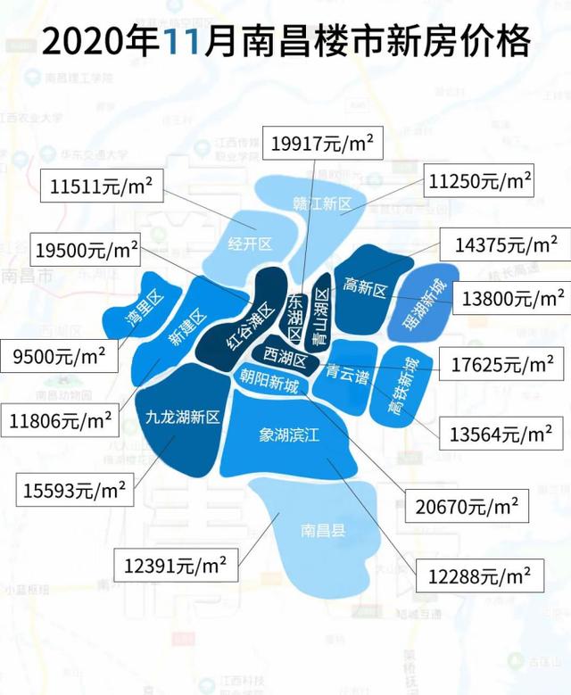 房价下跌名单江西南昌,2017年南昌房价到底涨多少