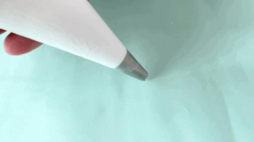 向日葵裱花手法教程简单易学,蛋糕裱花入门基础手法