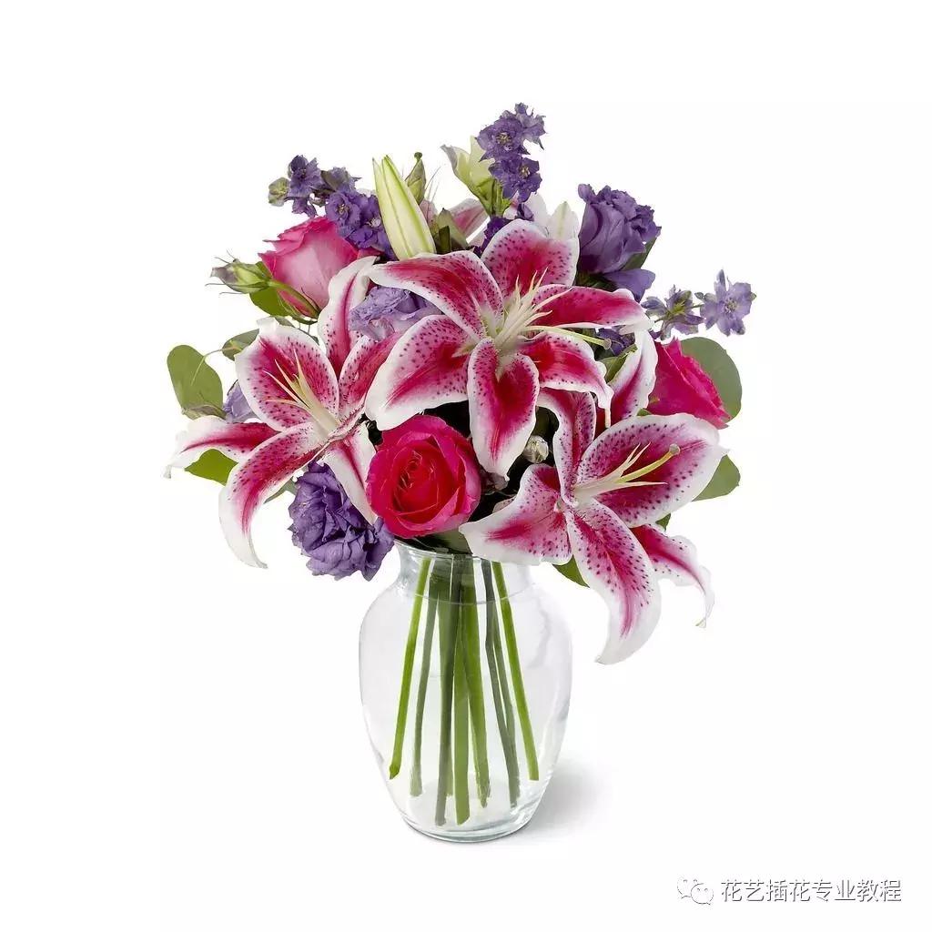 插花知识,花瓶插花课程6分钟学4款插花