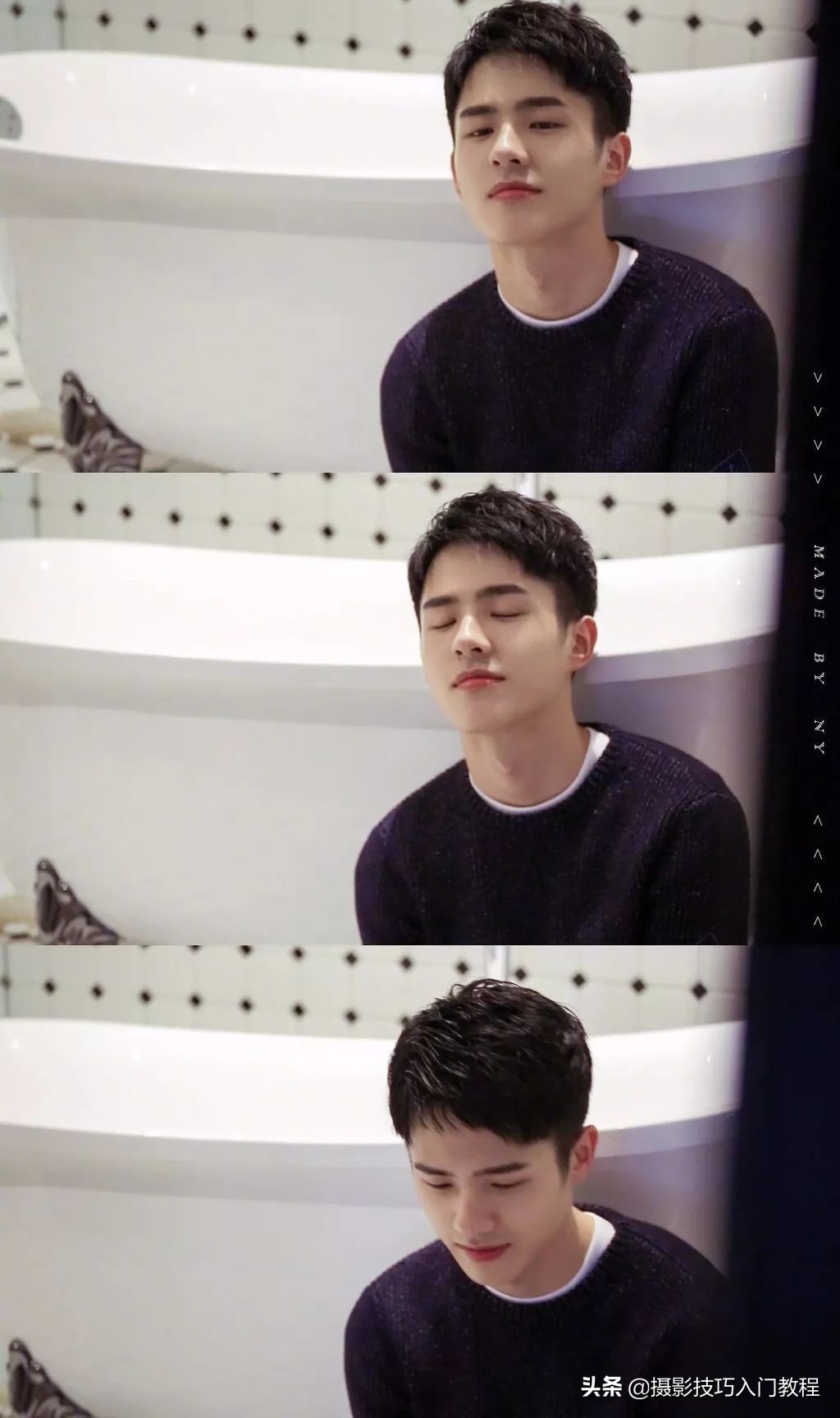 刘昊然拍照姿势教学,刘昊然自拍照环绕模板