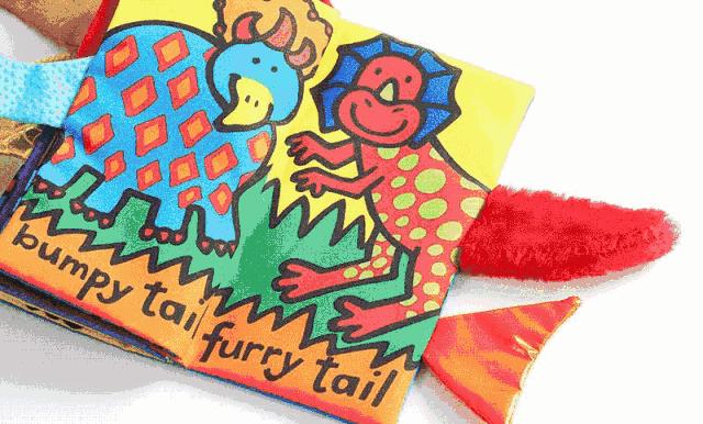 孩子乱咬书怎么治，Kimi从小看这个，baby给儿子看的布书长这样