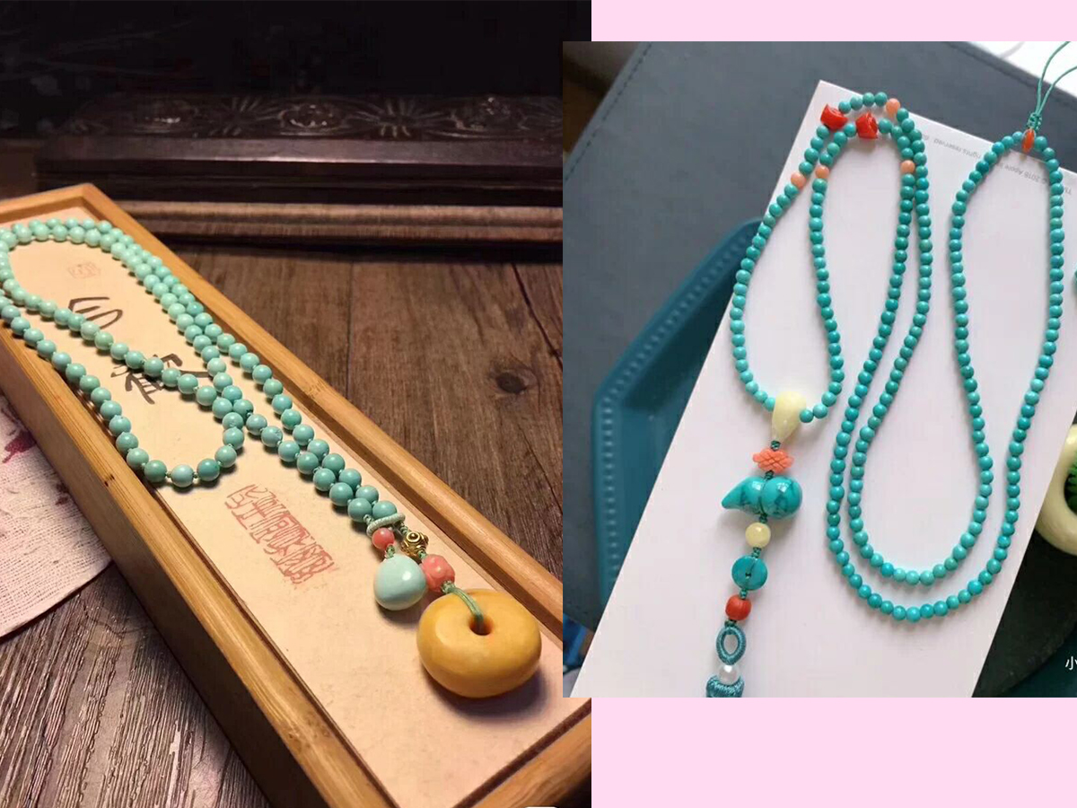 秋冬配毛衣项链选哪个颜色好看,冬天穿毛衣如何戴金项链