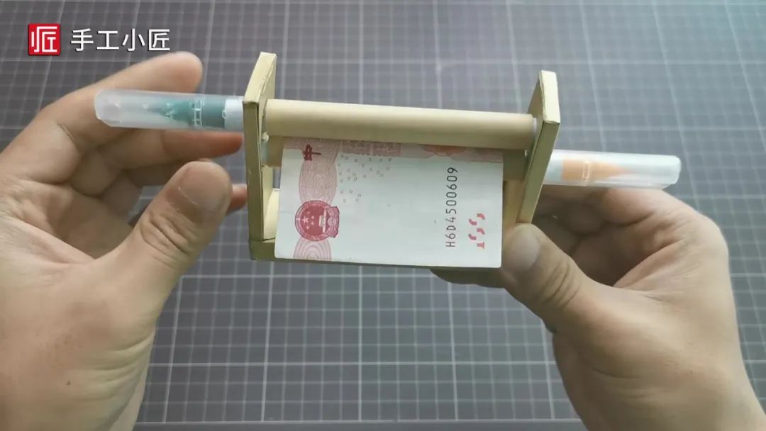 自制魔术道具印钞机,魔术道具人民币图纸