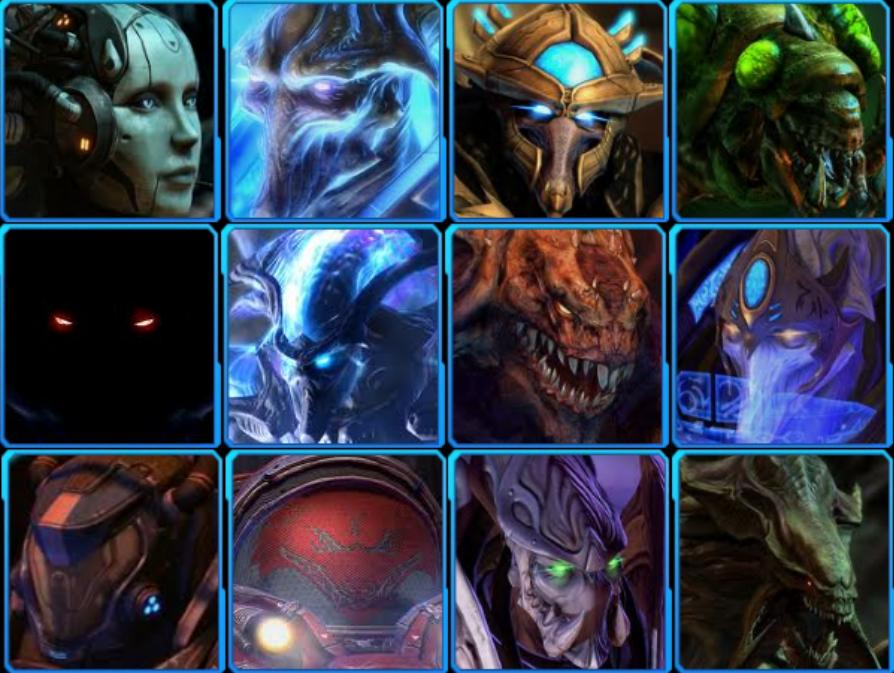 星际争霸2人族头像汇总,星际争霸2人物大图