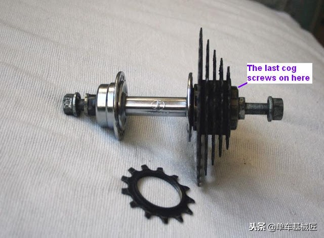 自行车花鼓上的塔基是怎样组装的,怎么判断飞轮与花鼓塔基契合