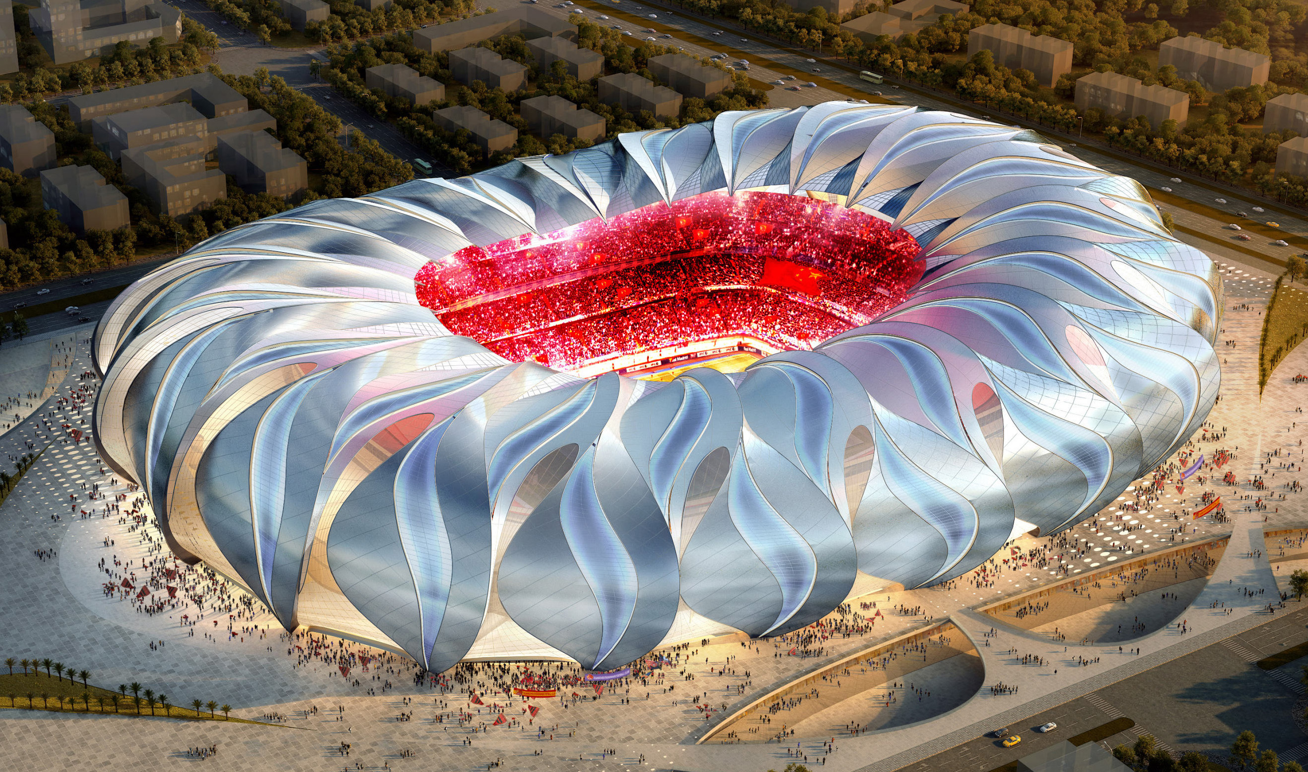 恒大新球场方案出炉,恒大再建两座8万人球场谁用