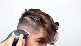 型男手把手教你如何在家自己理发,宅家花式理发视频