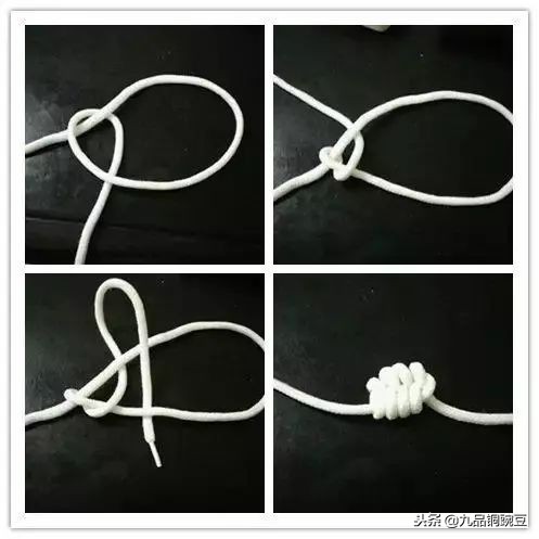 串珠子单绳打结方法慢动作,108颗珠串怎么穿绳打结