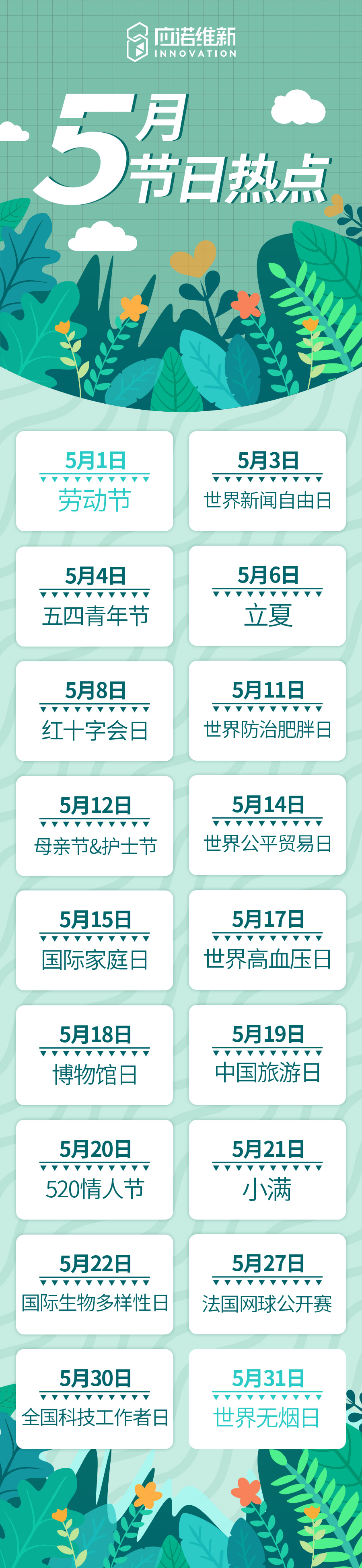 借势营销可以借的热点有哪些,5月营销热点