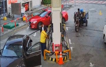 加完油逃费被抓,男子多次加油时逃单获刑11个月了