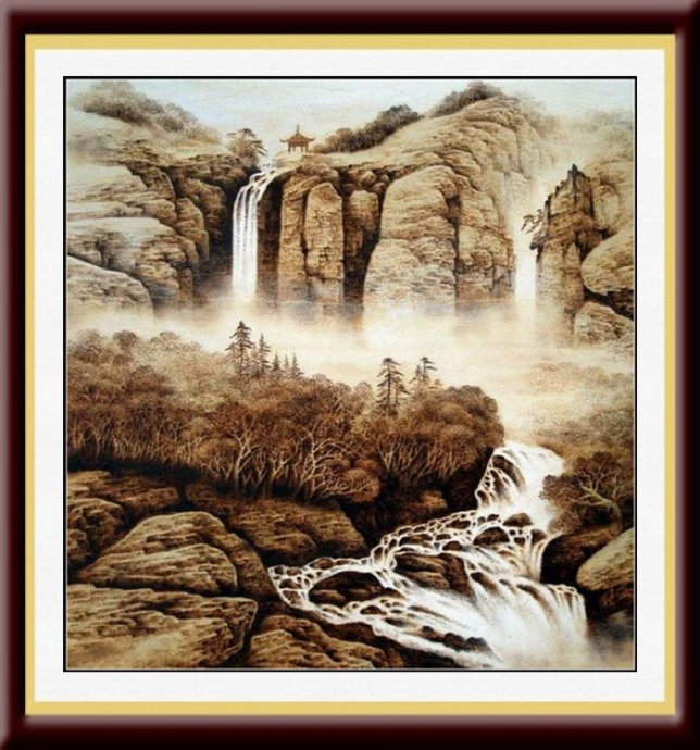 中国烙画艺术作品,民间烙画高手作品