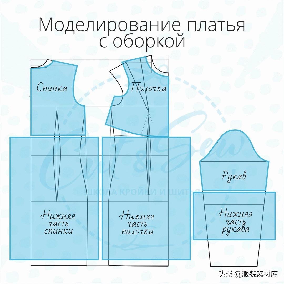 超简单的款式图,时尚法式图纸