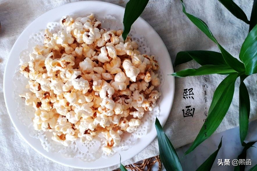 无壳酥脆爆米花,老式玉米粒爆米花原味