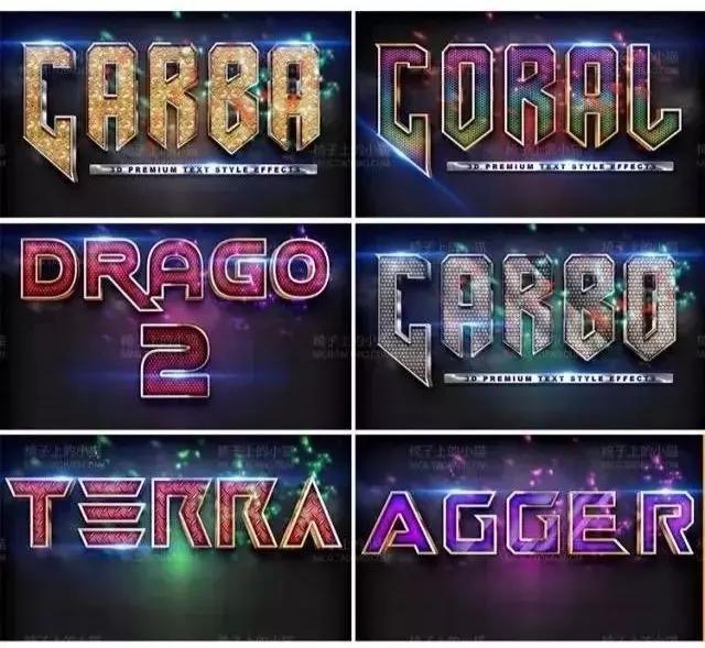 让人眼前一亮的字体ps,好看的字体特效ps