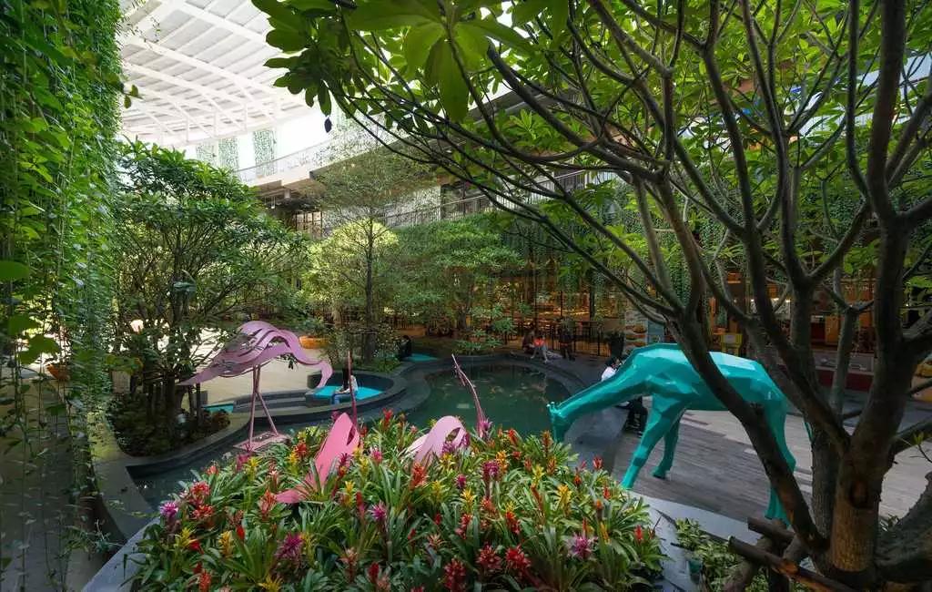 六七十年代商业街景观设计,复古商业街景观设计