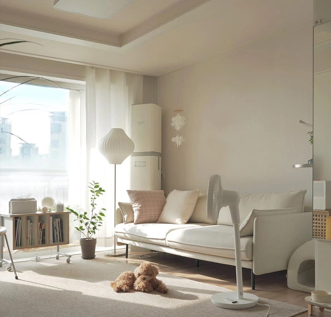 会做饭也会收拾,米白原木色,简简单单不凌乱,收住一家人的心