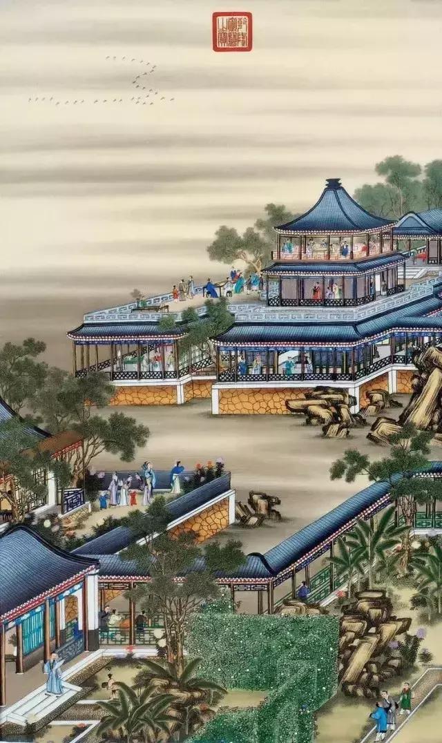 史上经典诗书画伴您中秋月更圆,中秋夜的诗书画