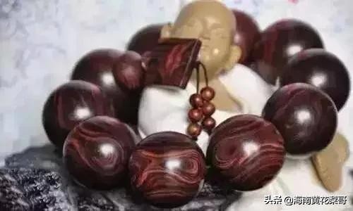 极品海南黄花梨手串的价格,天价黄花梨鬼脸手串