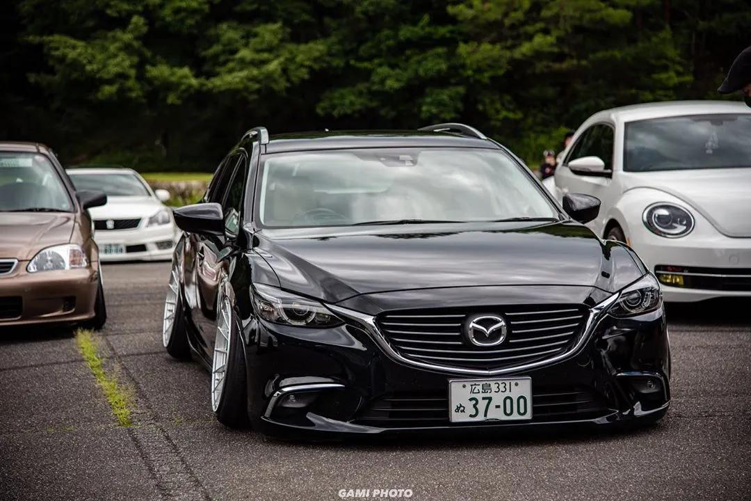 阿特兹轮毂改装案例,马自达阿特兹改装案例