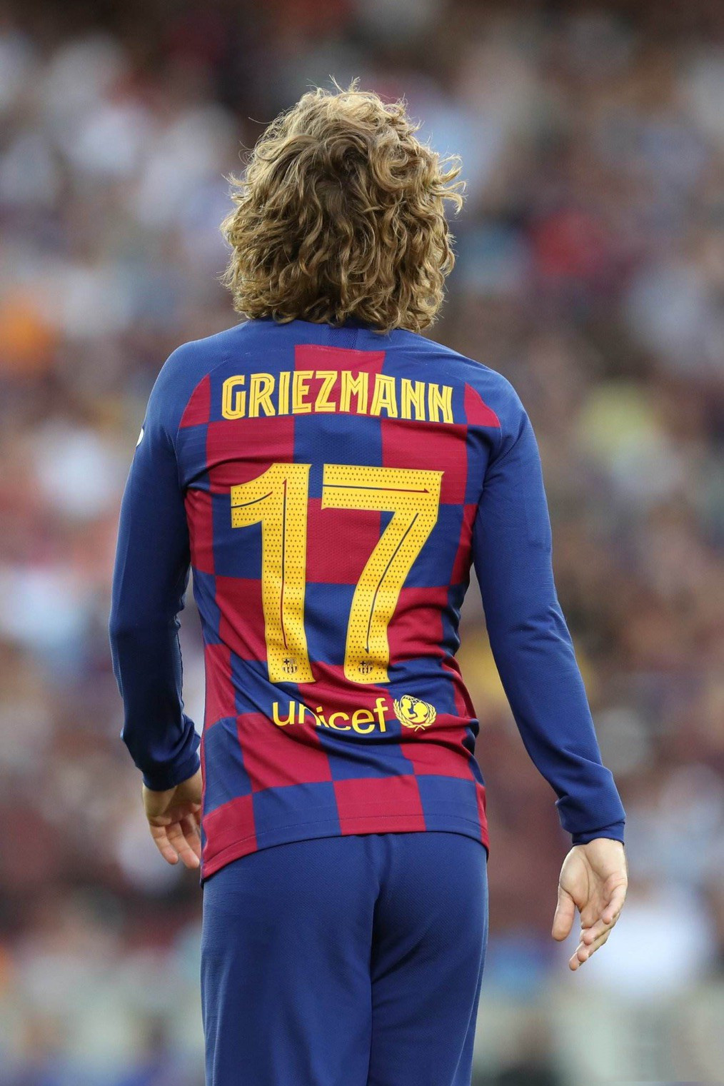 格子巴萨照片,巴萨足球海报