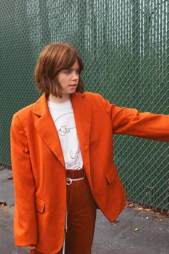 爱马仕什么颜色好搭配,高级配色爱马仕橙色配白色