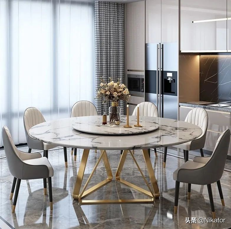 中式餐桌圆的好还是方的好,小客厅适合方餐桌还是圆餐桌