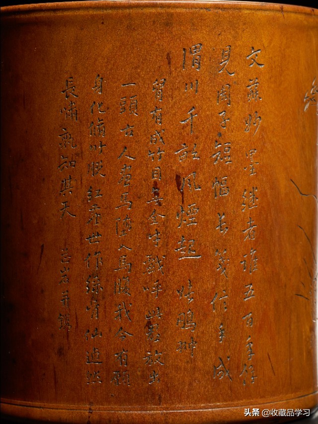 清代黄杨木笔筒拍卖价格,20公分明清黄花梨笔筒拍卖记录