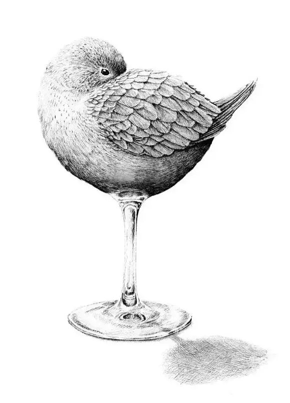 素描创意风景,创意性素描图片100张