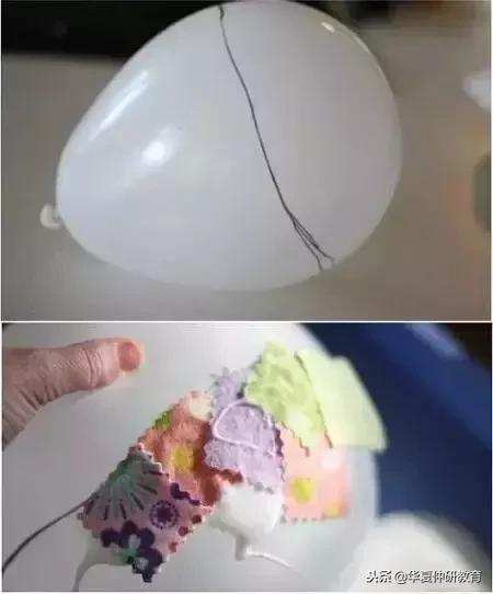 气球创意手工制作,创意手工气球印画