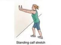 健身房锻炼中小腿肌肉拉伤,小腿韧带拉伤康复训练