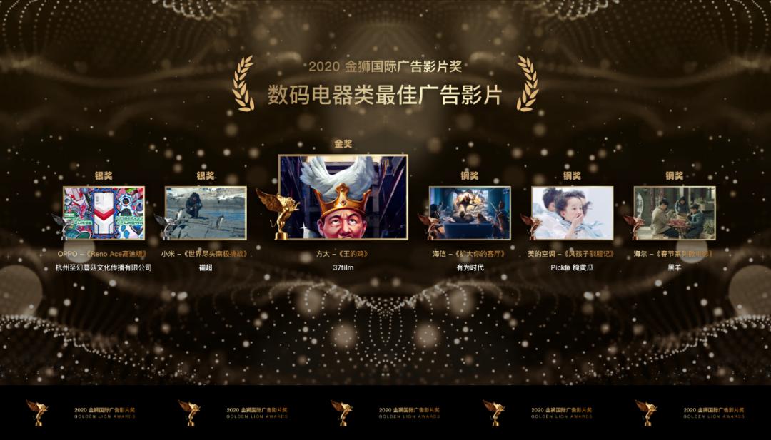 金狮奖广告片完整版,金狮国际广告影片奖名单
