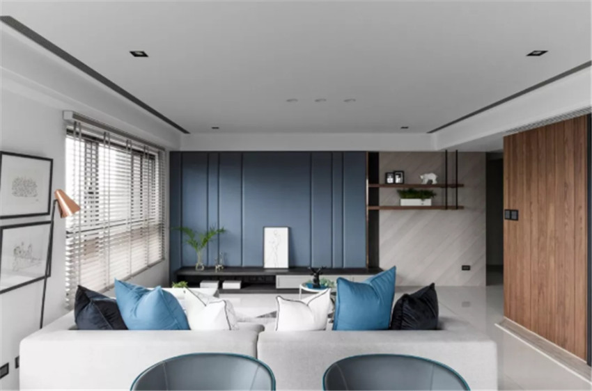 轻奢客厅无主灯灯具搭配效果,无主灯和吊灯搭配效果