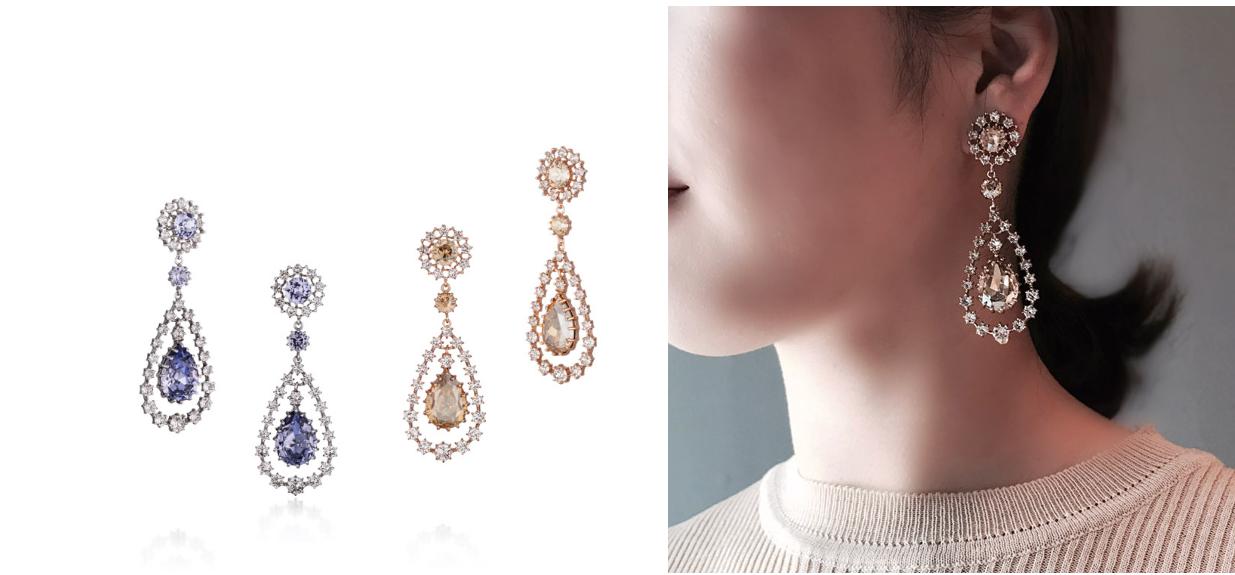 2019流行珠宝搭配,同色系搭配更显高级感珠宝