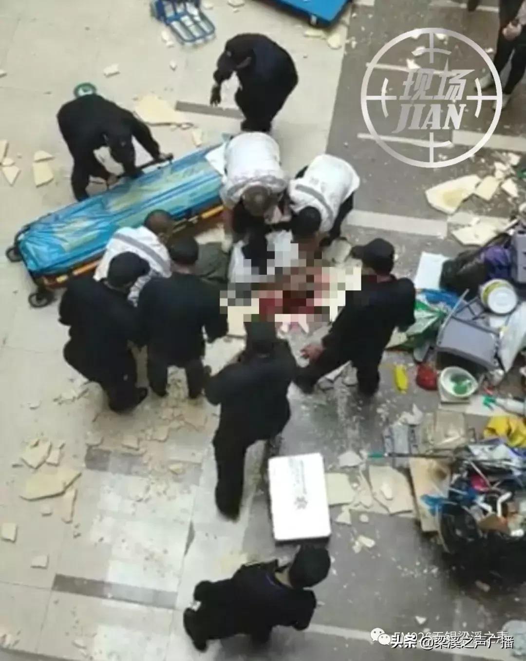 小区房屋外墙脱落砸中一男子头部,墙砖高空坠落伤人事件